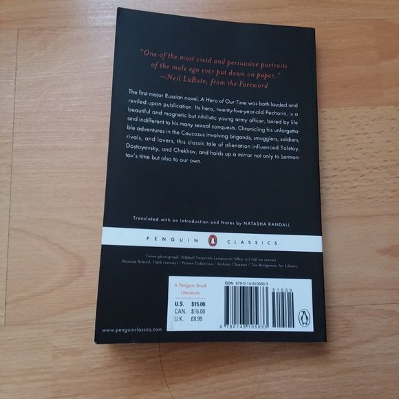 RUSS306D Hero of Our Time (Trans Randall) Mikhail Lermontov Novel - Picture 4 of 4